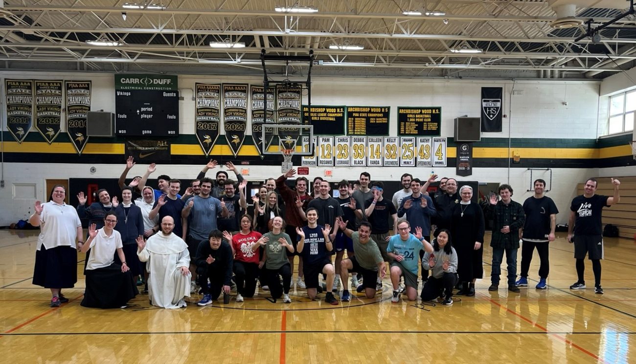 Sisters, Seminarians, Young Adults Form Bonds Via Holy Hoops