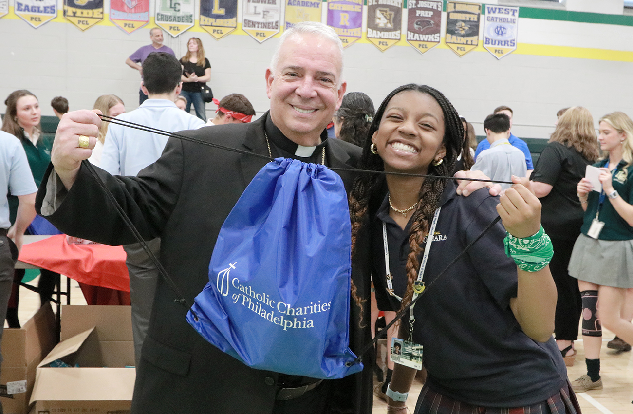 200 Local Catholic School Students Join in Day of Service for Youths