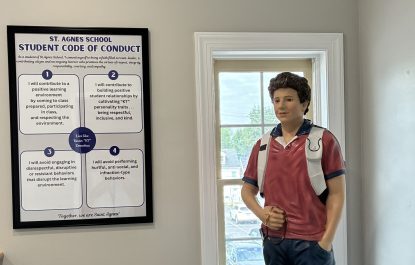 St. Carlo Acutis Statue Dedicated at St. Agnes School in Memory of Alumnus