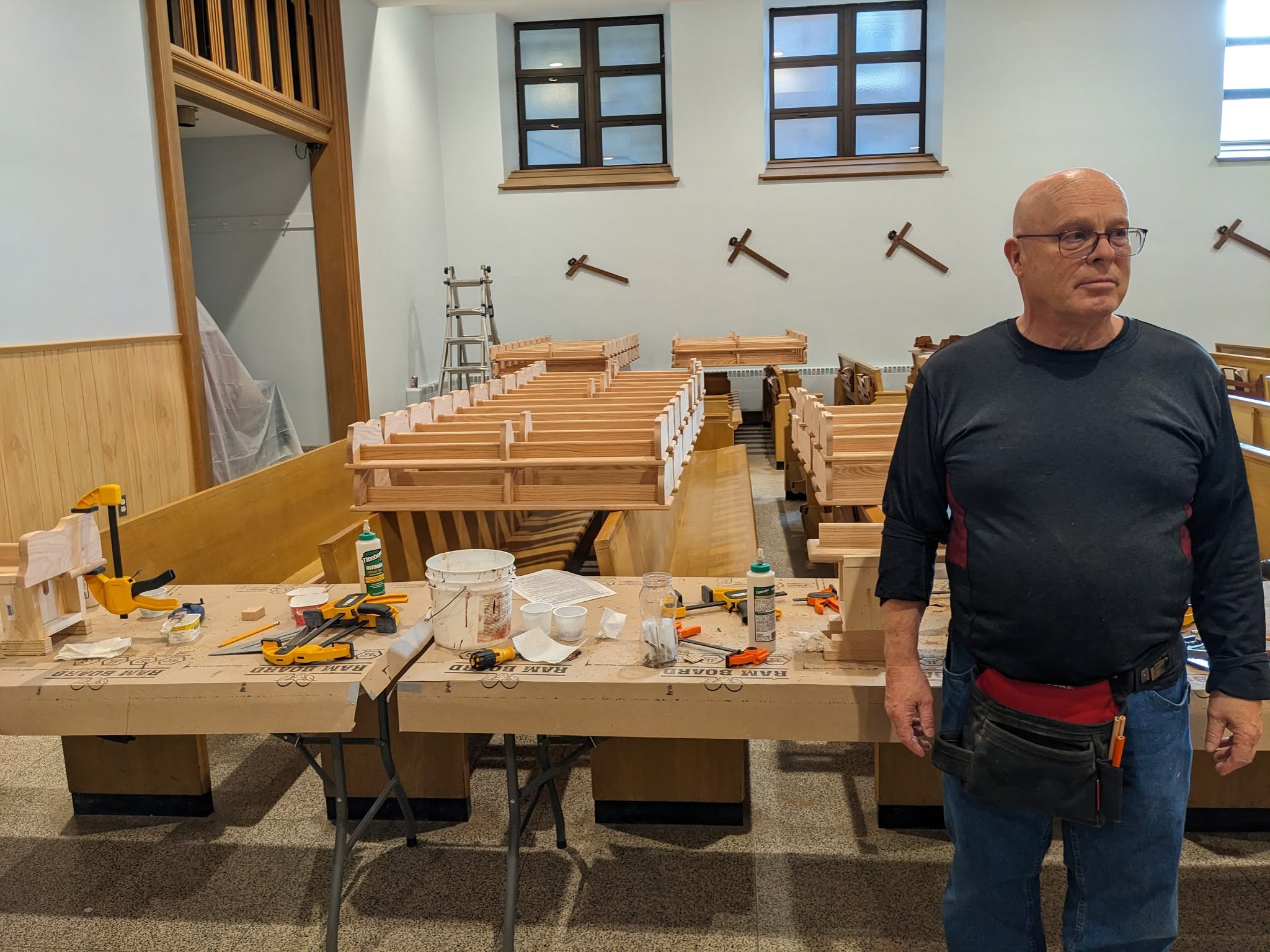 St. Agnes Parishioners Rise Up to Restore Century-Old Kneelers