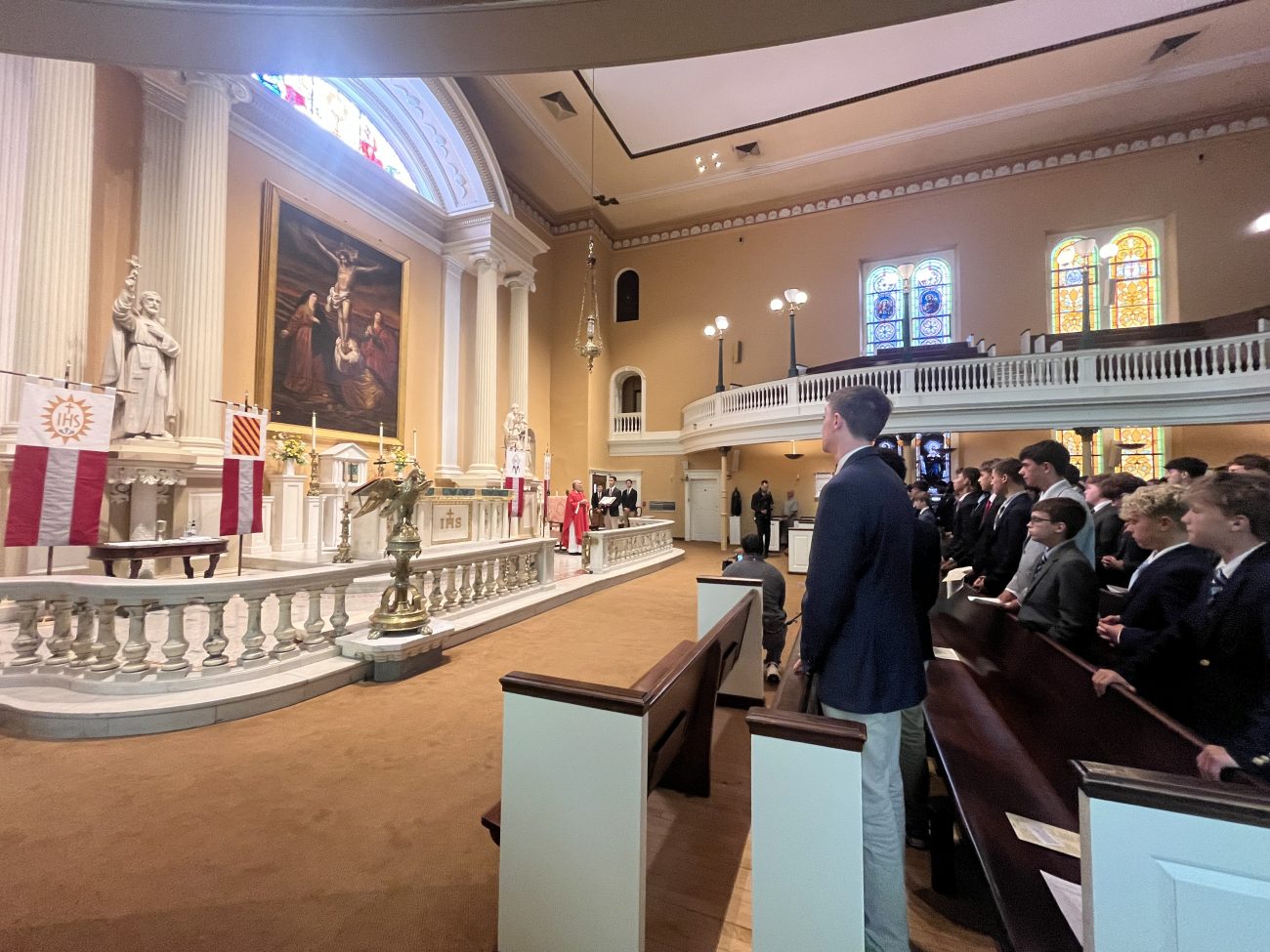 St. Joe’s Prep Students Celebrate 175 Years at Site of First School Mass